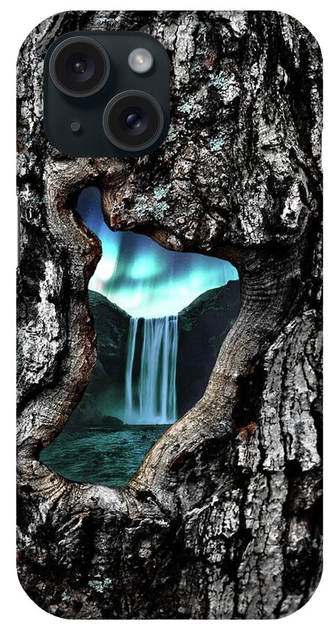 Waterfall iPhone Case featuring the photograph View to Another World by Andrea Kollo