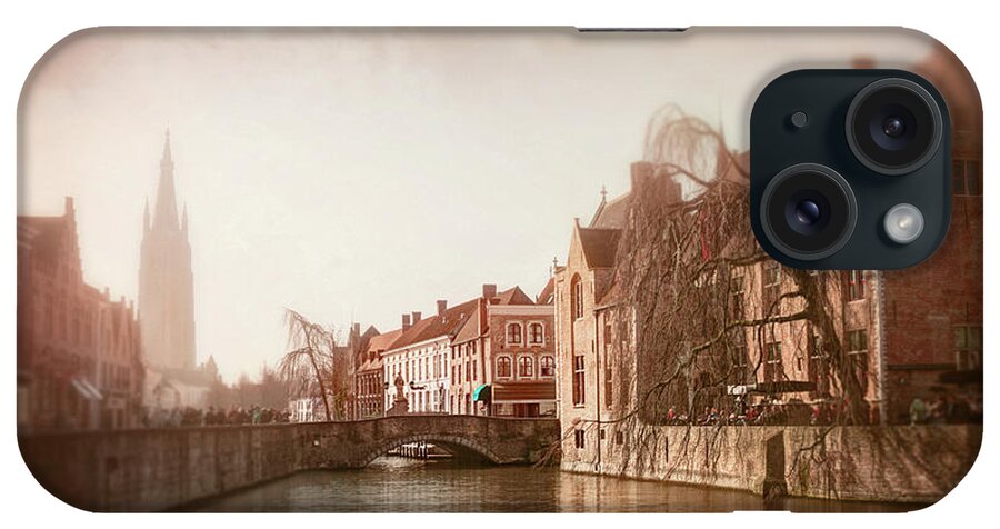 Bruges iPhone Case featuring the photograph Vintage Bruges Belgium by Carol Japp
