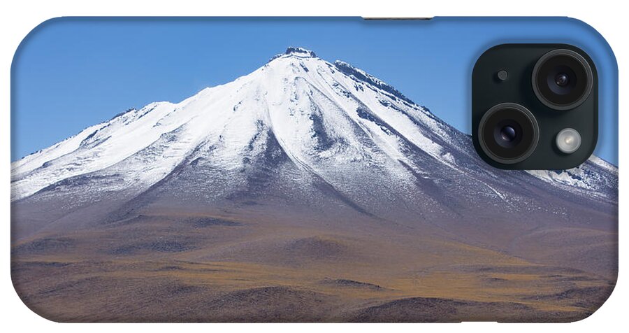 Chile iPhone Case featuring the photograph Volcano on the Altiplano by Mark Hunter