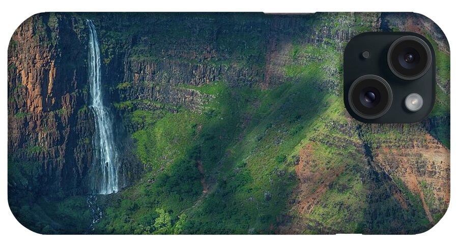 Hawaii iPhone Case featuring the photograph Waipo'o Falls I I by Doug Davidson