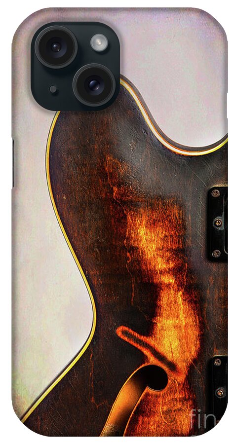 Guitar iPhone Case featuring the photograph Wall Art Gibson Guitar Art 1744.31 by M K Miller