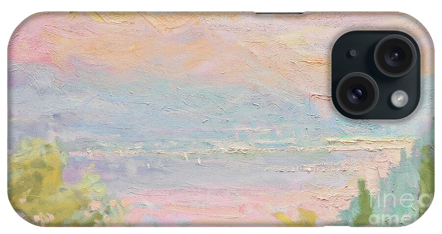 Fresia iPhone Case featuring the painting Warm December Skies by Jerry Fresia