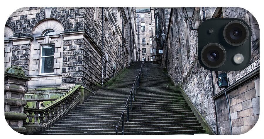 Warristons iPhone Case featuring the photograph Warristons Close - Edinburgh Scotland by Bill Cannon