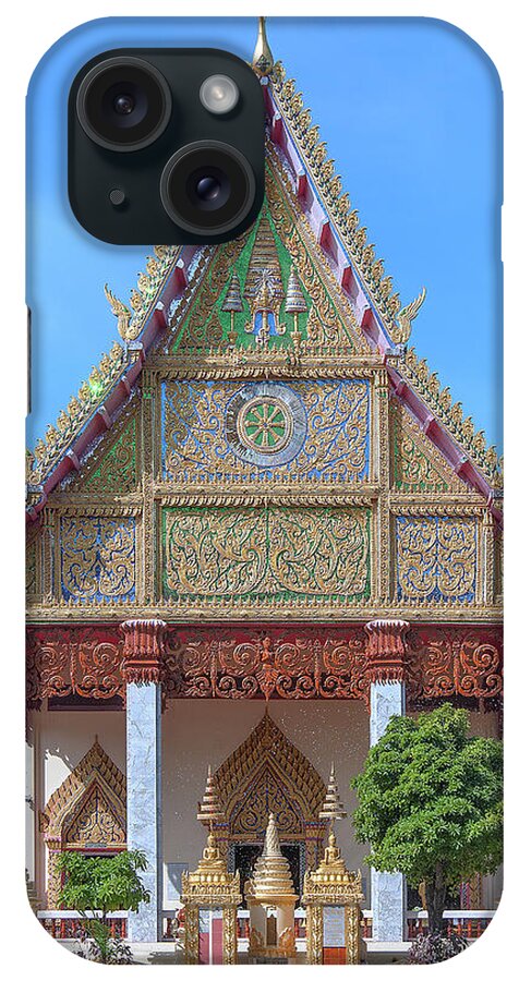 Scenic iPhone Case featuring the photograph Wat Liab Phra Ubosot DTHU0743 by Gerry Gantt