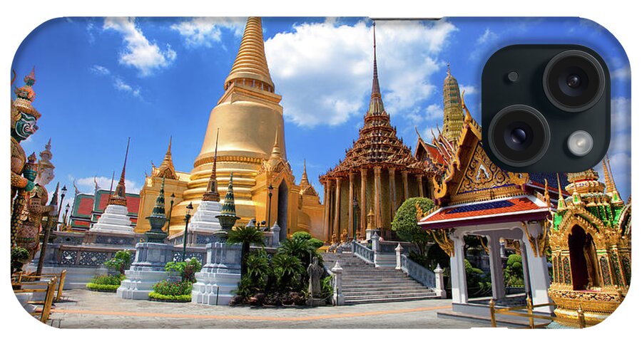 Tranquility iPhone Case featuring the photograph Wat Phra Kaew, Grand Palace, Bangkok by Photo By Prasit Chansareekorn