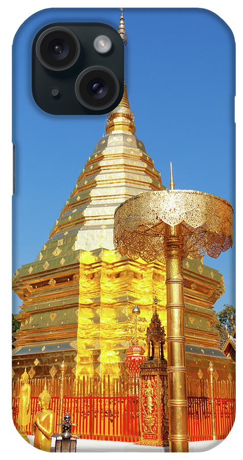 Wat Phrathat Doi Suthep iPhone Case featuring the photograph Wat Phrathat Doi Suthep, Thailand by Ivanmateev