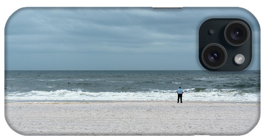 Watching The Waves iPhone Case featuring the photograph Watching the Waves by Sharon Popek