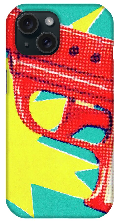 Blast iPhone Case featuring the drawing Water Pistol by CSA Images