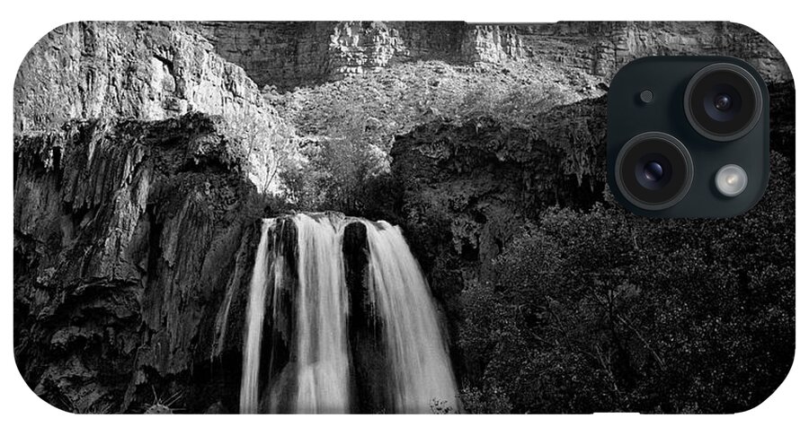 Archival iPhone Case featuring the photograph Waterfall Inside Park by Frank Scherschel