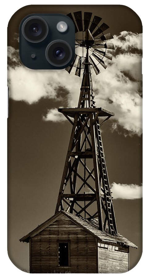 Windmill iPhone Case featuring the photograph Waterville Essence by Mark Kiver