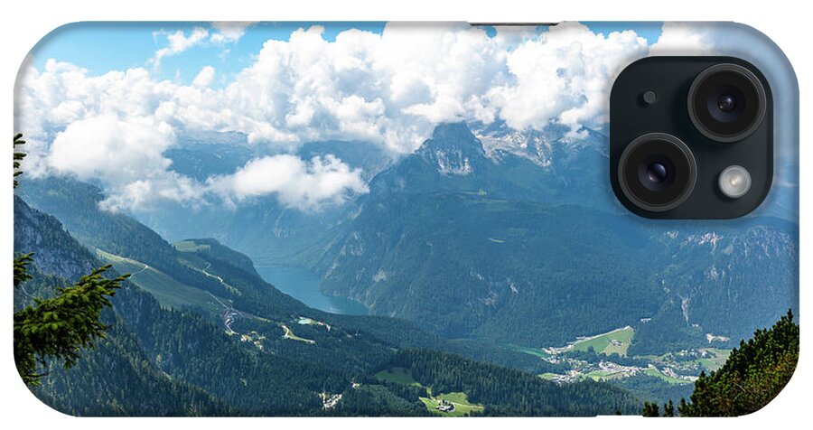 Nature iPhone Case featuring the photograph Watzmann and Koenigssee, Bavaria by Andreas Levi
