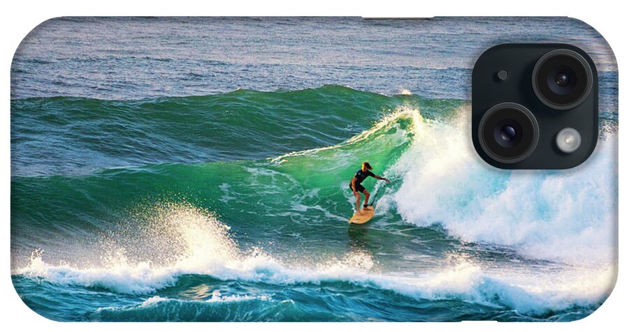 Surf iPhone Case featuring the photograph Wave Rider by Anthony Jones