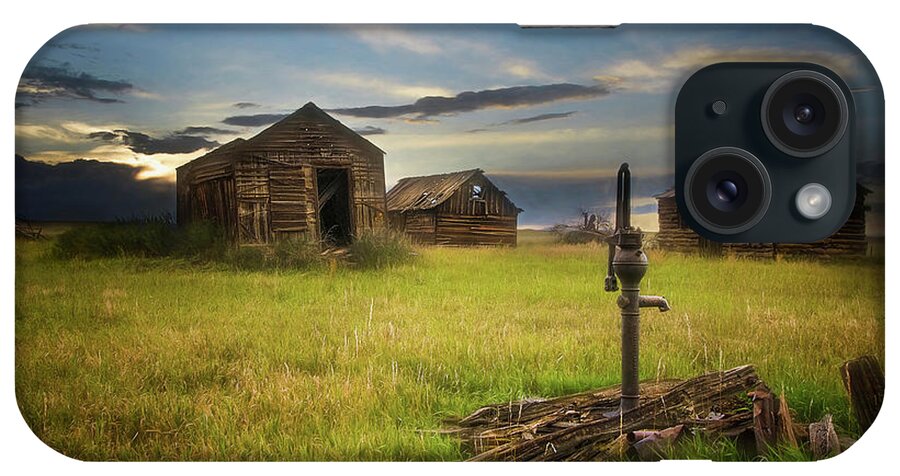 Cabin iPhone Case featuring the photograph Well Pump III by Debra Boucher