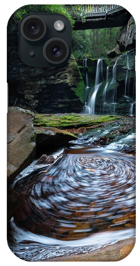 Blackwater Falls iPhone Case featuring the photograph West Virginia Water Magic by Larry Marshall