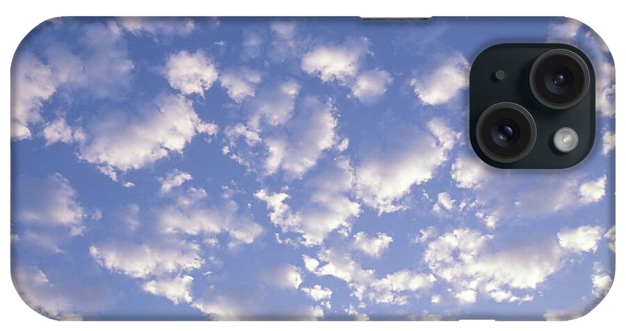 Tranquility iPhone Case featuring the photograph White Cumulus Clouds by Visionsofamerica/joe Sohm