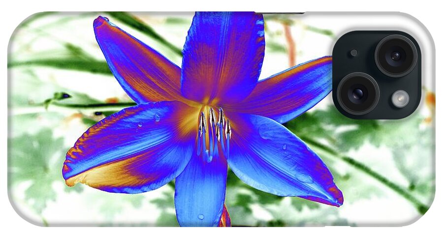 Flowers iPhone Case featuring the photograph Wild Asian Daylily by Yvonne Johnstone
