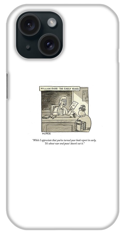 William Barr The Early Years iPhone Case