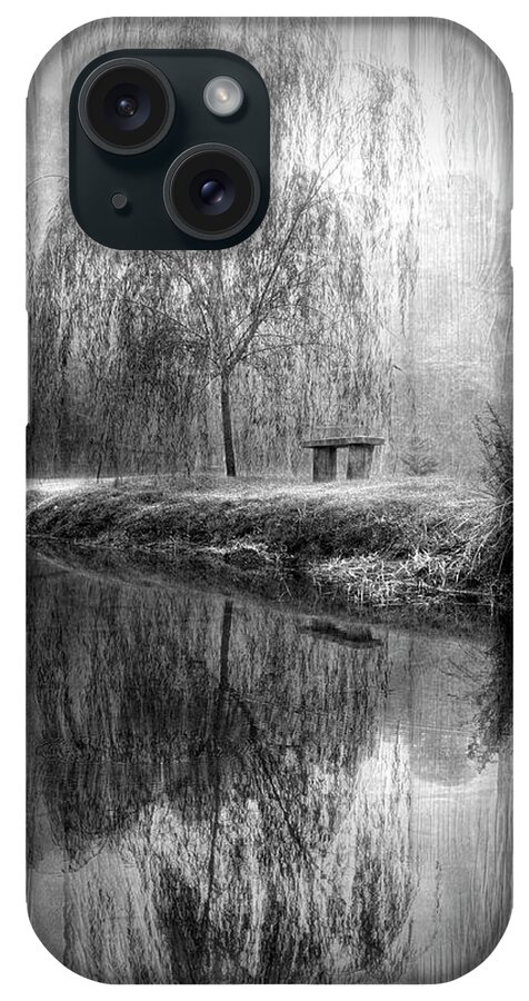 Carolina iPhone Case featuring the photograph Willow in Black and White by Debra and Dave Vanderlaan