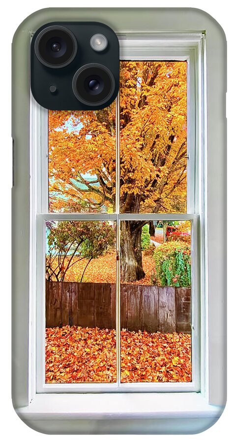 Window iPhone Case featuring the photograph Window to Fall by Dan McGeorge