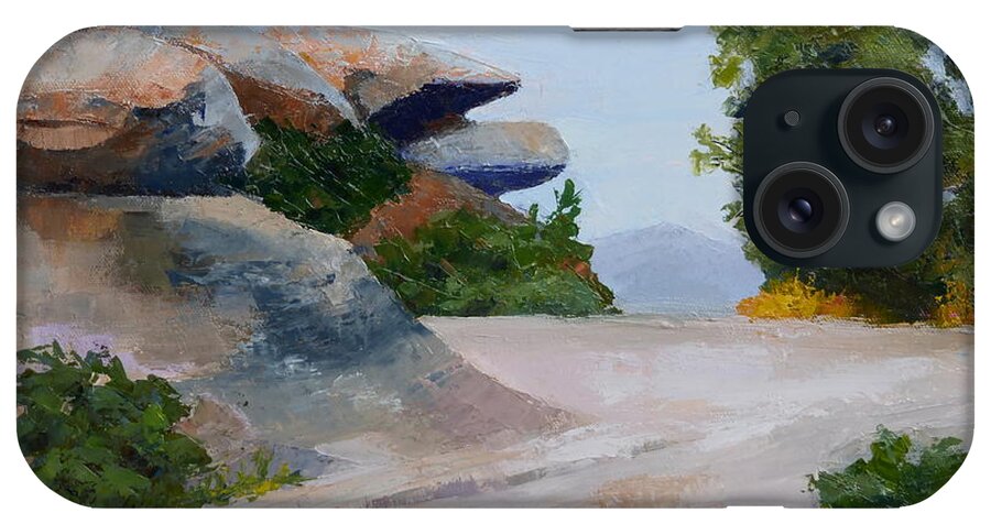 Windy Point iPhone Case featuring the painting Windy Point #2 by Susan Woodward