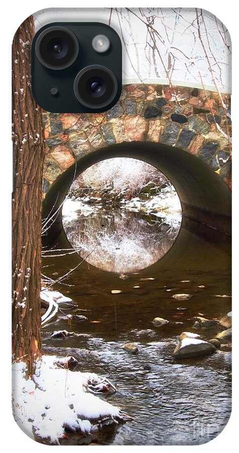 Bridge iPhone Case featuring the photograph Winter Creek Globe by John Fabina