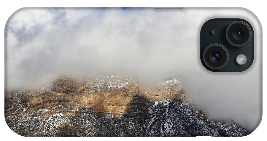 Red Rock Canyon National Conservation Area iPhone Case featuring the photograph Winter In Red Rock by Maria Jansson