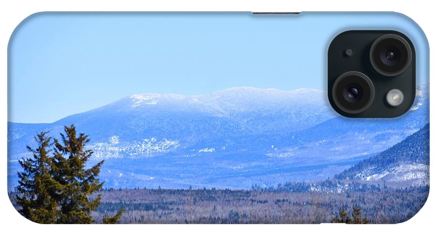 Winter iPhone Case featuring the photograph Winter Mountains of Norther Maine by Nina Kindred