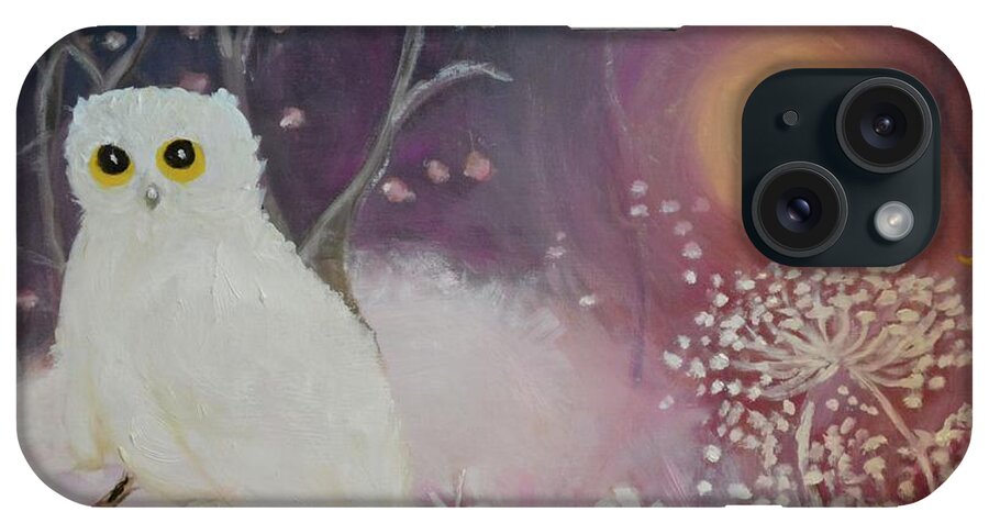 Seasonal Cards iPhone Case featuring the painting Winter Solstice by Julie Todd-Cundiff
