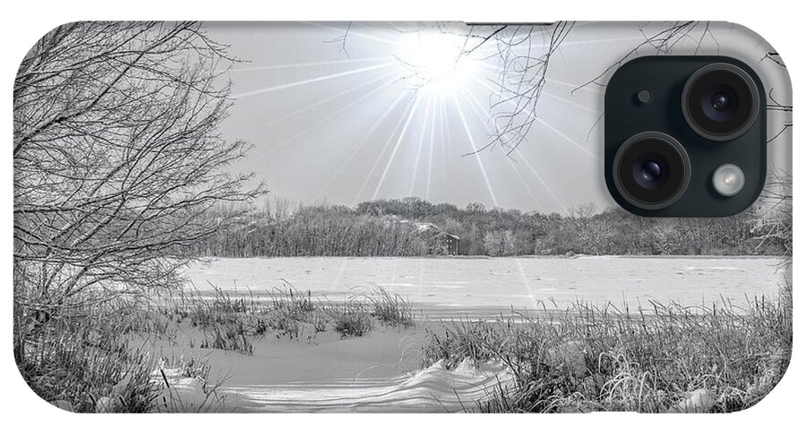 Snow iPhone Case featuring the photograph Winter Wonderland at Purgatory Creek by Susan Rydberg