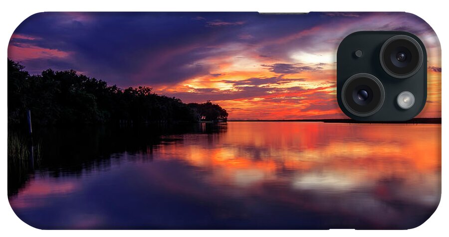 River iPhone Case featuring the photograph Wolf River Sunset by JASawyer Imaging