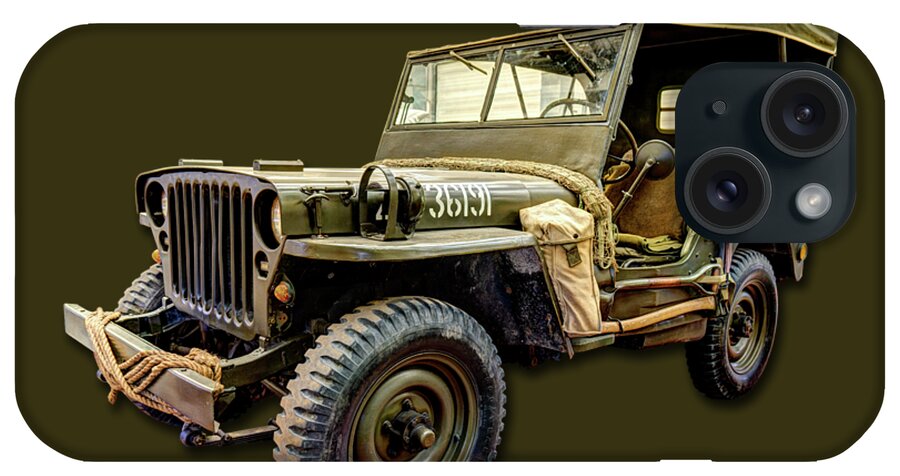 Jeep iPhone Case featuring the photograph WW2 Jeep by Weston Westmoreland