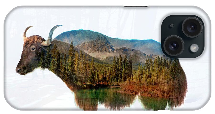 Animals iPhone Case featuring the photograph Yak by Mark Ashkenazi