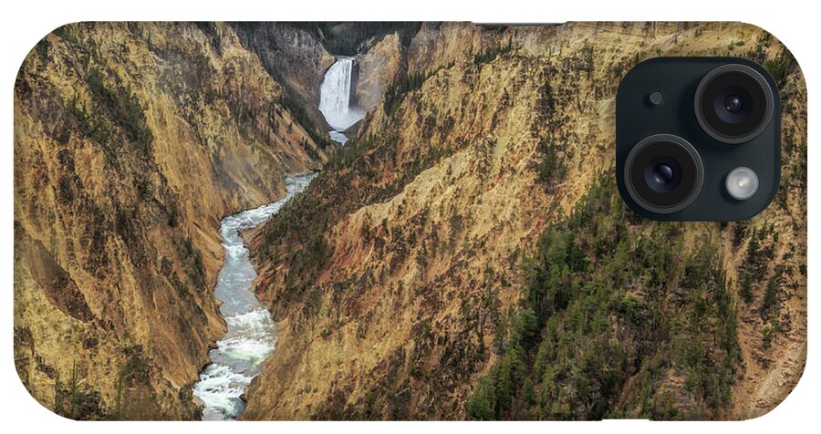 Yellowstone Grand Canyon - Lower Falls iPhone Case featuring the photograph Yellowstone Grand Canyon - Lower Falls by Galloimages Online