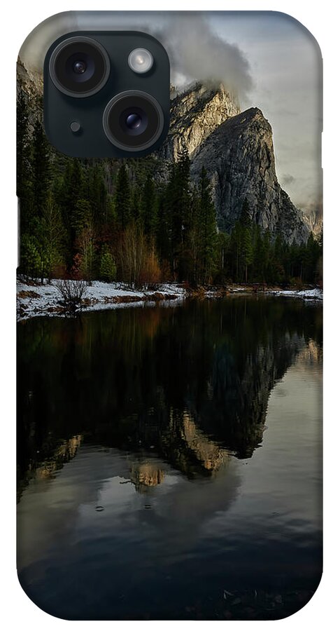 Yosemite iPhone Case featuring the photograph Yosemite Brothers in the Distance by Jon Glaser