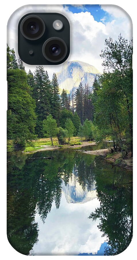 Skyline iPhone Case featuring the photograph Yosemite classical view by Silvia Marcoschamer