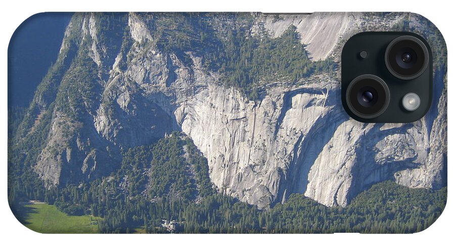 Yosemite iPhone Case featuring the photograph Yosemite National Park Yosemite Valley Aerial View by John Shiron