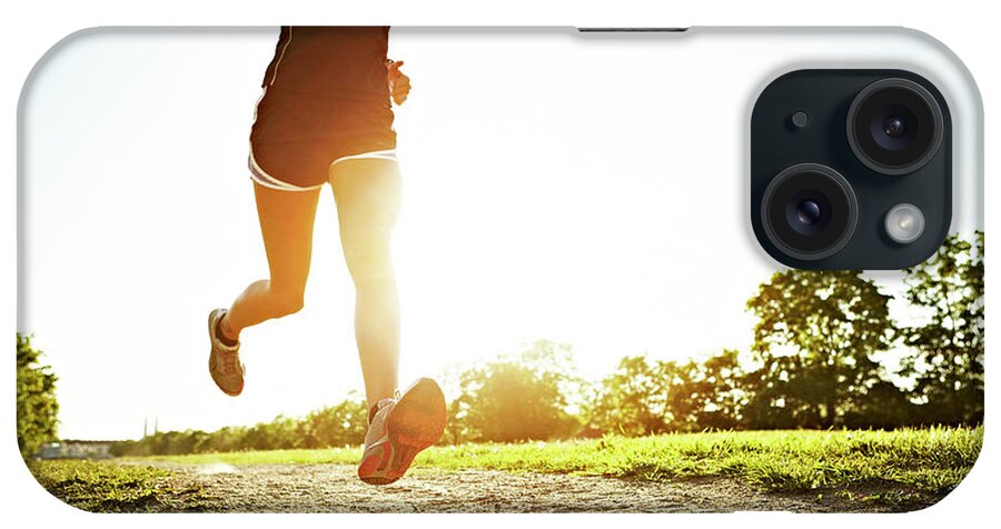 People iPhone Case featuring the photograph Young Woman Running, Sweden by Johner Images
