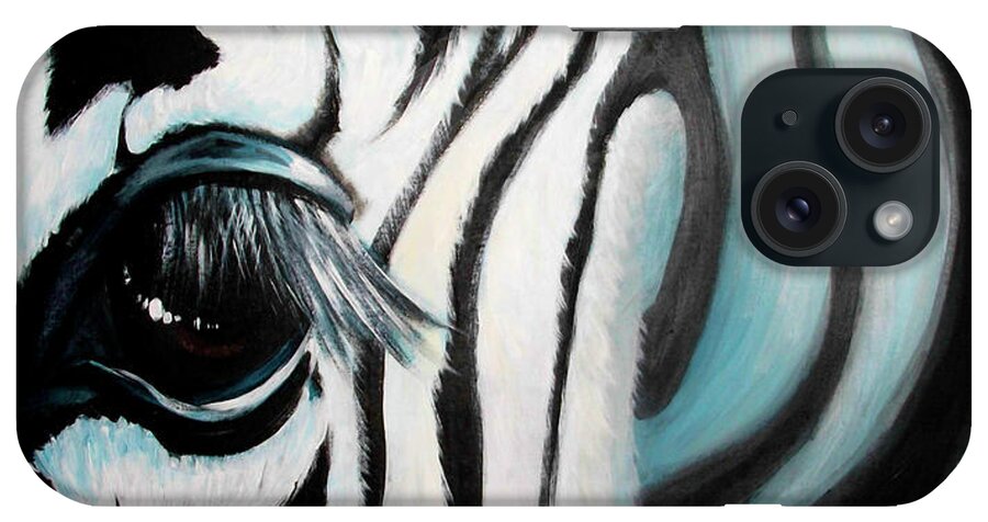 Zebra
Animals iPhone Case featuring the painting Zebra by Cherie Roe Dirksen