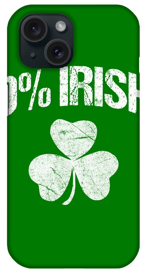 Funny iPhone Case featuring the digital art 0 Irish by Flippin Sweet Gear
