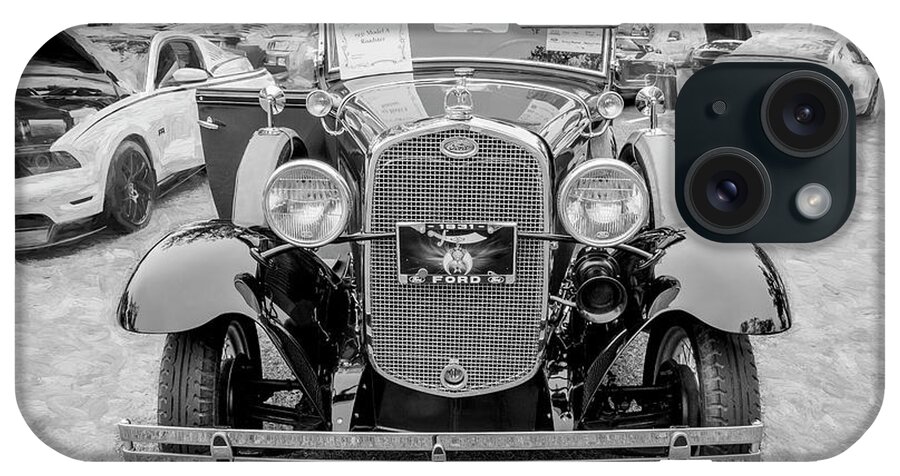 1931 Ford Model A Roadster iPhone Case featuring the photograph 1931 Ford Model A Roadster X116 by Rich Franco
