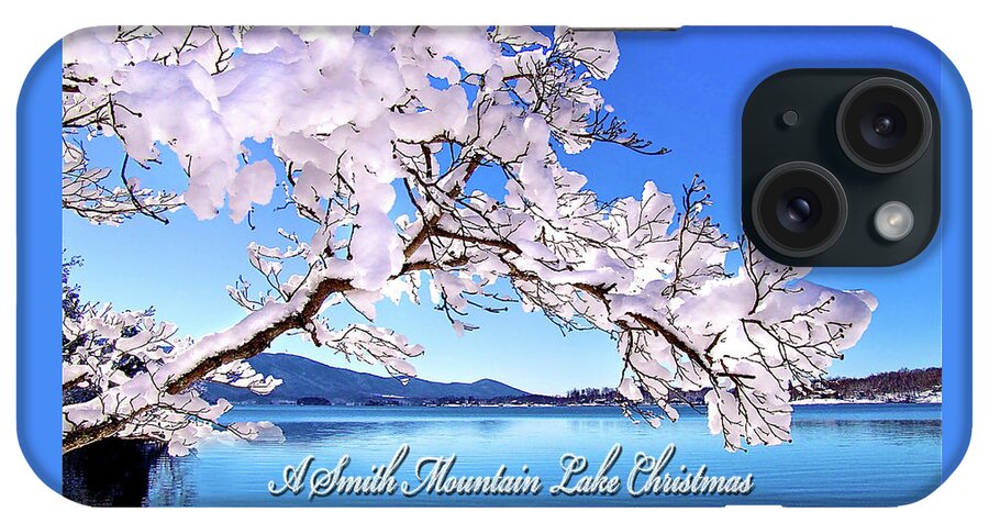 Smith Mountain Lake Christmas Cards iPhone Case featuring the photograph A Smith Mountain Lake Christmas #1 by The James Roney Collection