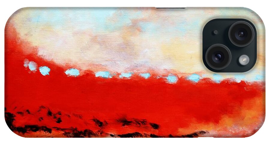 Southwest iPhone Case featuring the painting Ancient Dreams by M Diane Bonaparte