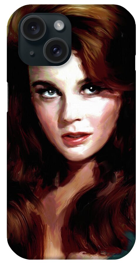 Bio iPhone Case featuring the painting Ann-Margret painting -b1 by Movie World Posters