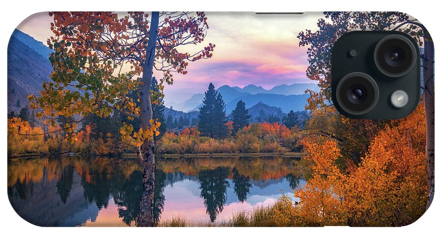 Reflections iPhone Case featuring the photograph Autumn Haze #1 by Tassanee Angiolillo