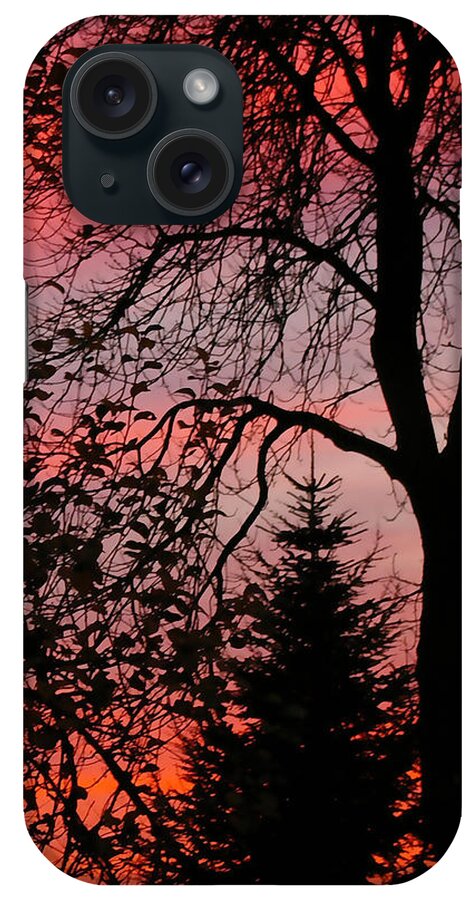 Sun iPhone Case featuring the mixed media Beyond The Tree #1 by Marvin Blaine