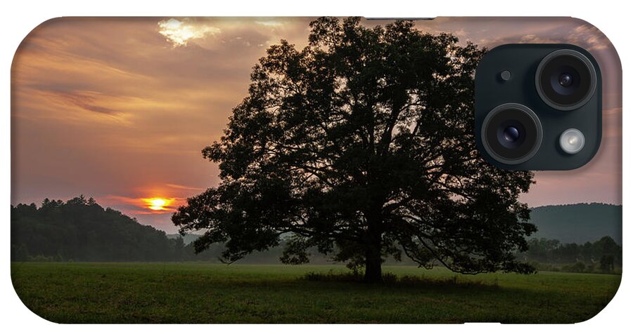 Cades Cove iPhone Case featuring the photograph Cades Cove Sunset #2 by Doug McPherson