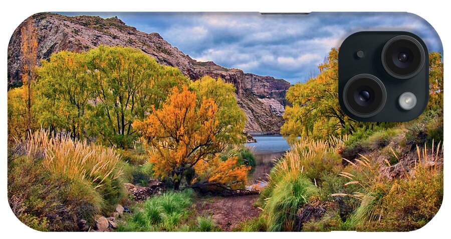 Landscape iPhone Case featuring the photograph Canyon Atuel #1 by Robert McKinstry