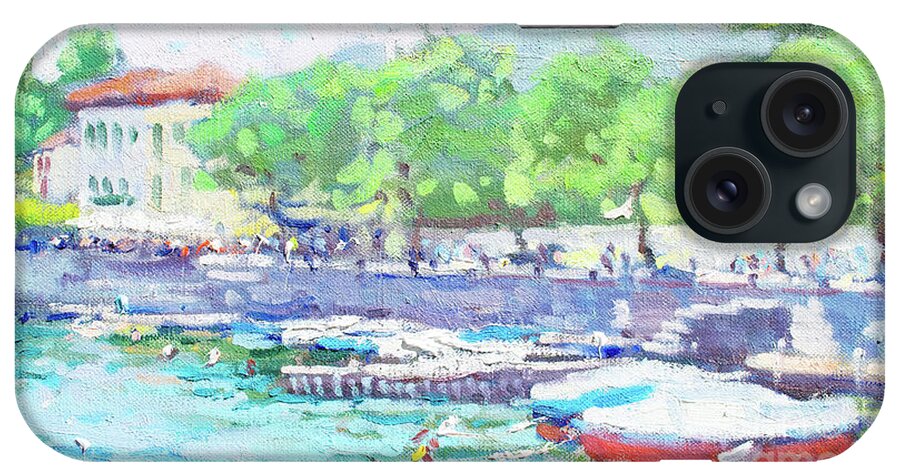 Fresia iPhone Case featuring the painting Caught In Summer #1 by Jerry Fresia