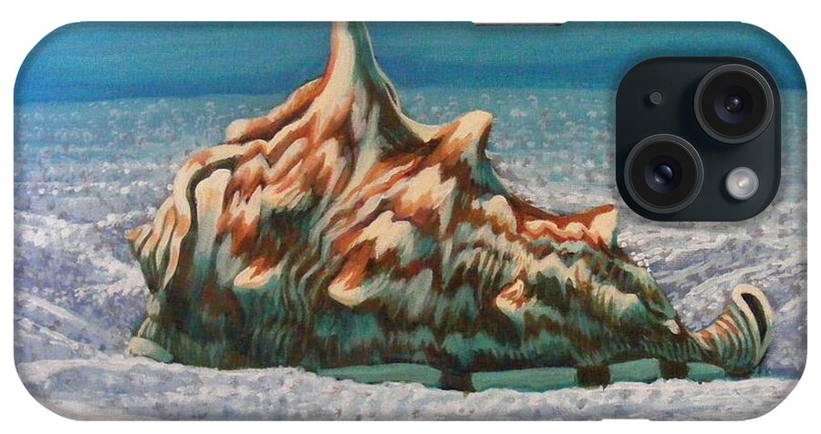 Shell iPhone Case featuring the painting Conch #1 by Dan Remmel
