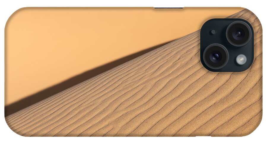 Sand Dune iPhone Case featuring the photograph Diagonal Sand Dune by Peter Boehringer
